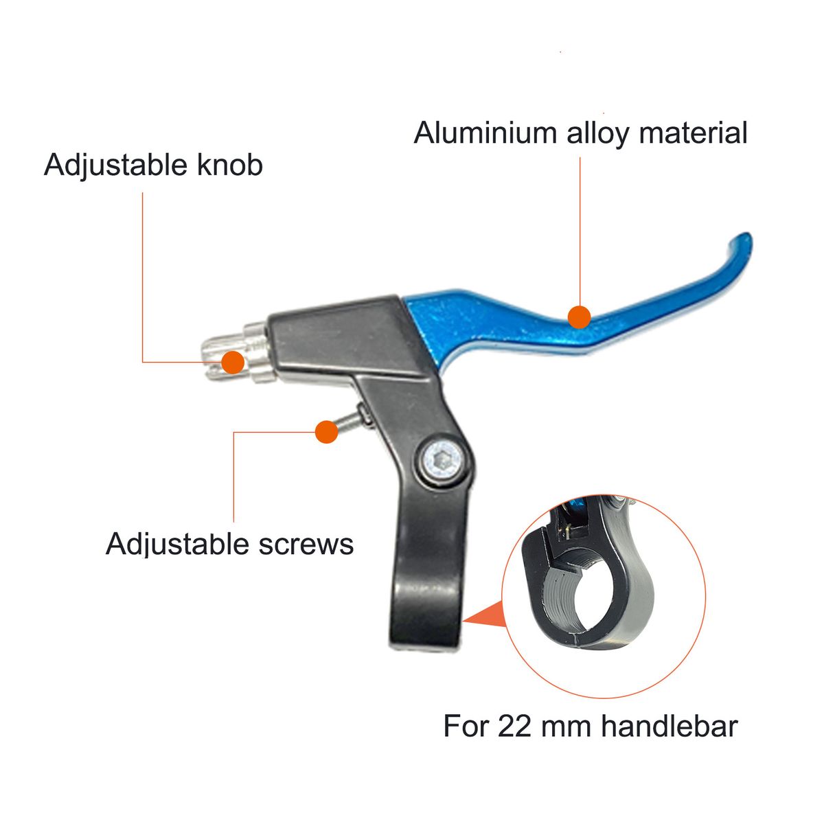 2pcs Bicycle Brake Lever Aluminium Alloy Road Bike V Brake