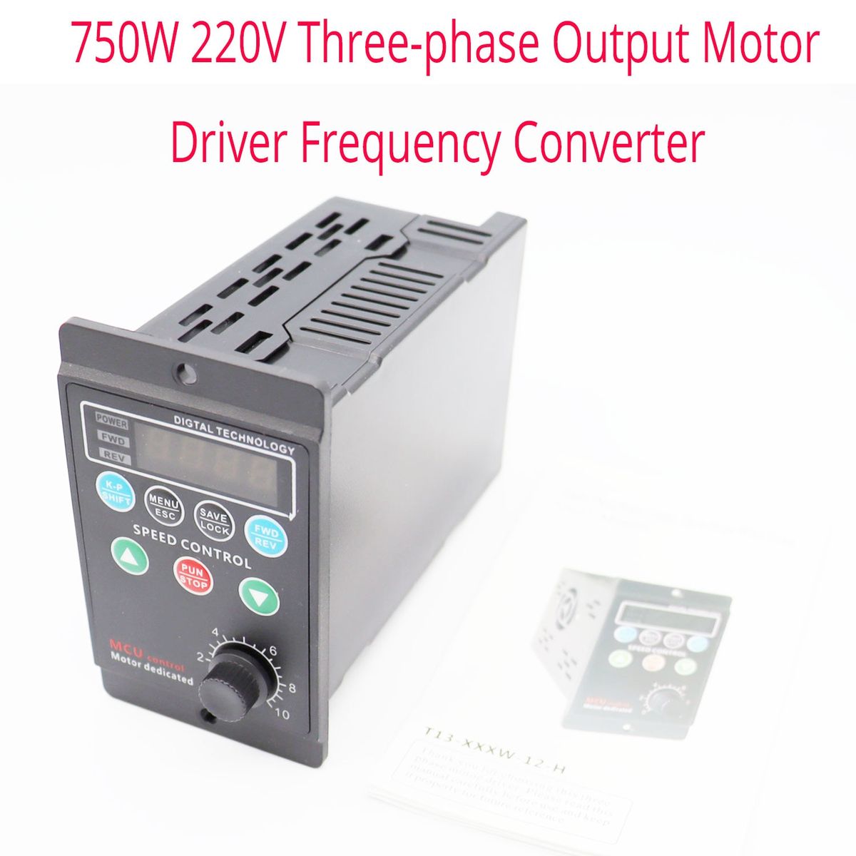 Frequency Converter Single-phase Input 3-phase Output Motor