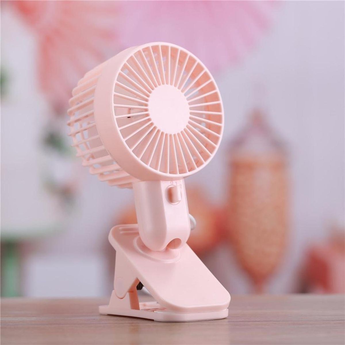 1PC Turn Leaves USB Table Stand Fans 2-Speed Wind Electric
