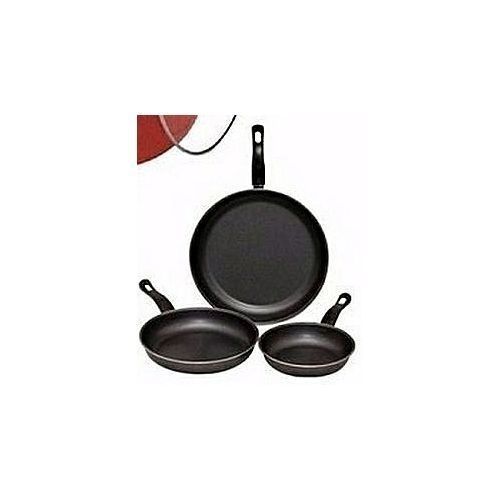 Economy Kitchen Bundle - 4 Set Of Non Stick Pot,deep Fryer, Kettle + 3 Set Of Non Stick Frying Pan + 1 Set Of Non Stick Spoon + 1 Set Of Knife