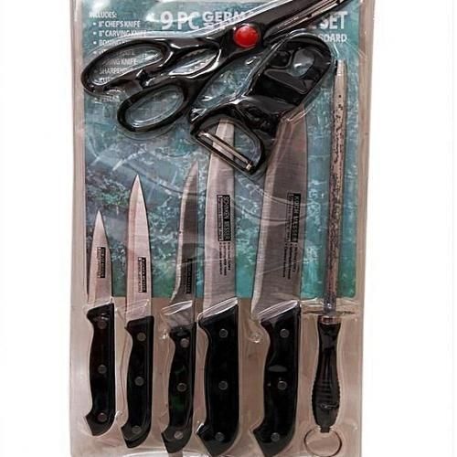 Economy Kitchen Bundle - 4 Set Of Non Stick Pot,deep Fryer, Kettle + 3 Set Of Non Stick Frying Pan + 1 Set Of Non Stick Spoon + 1 Set Of Knife