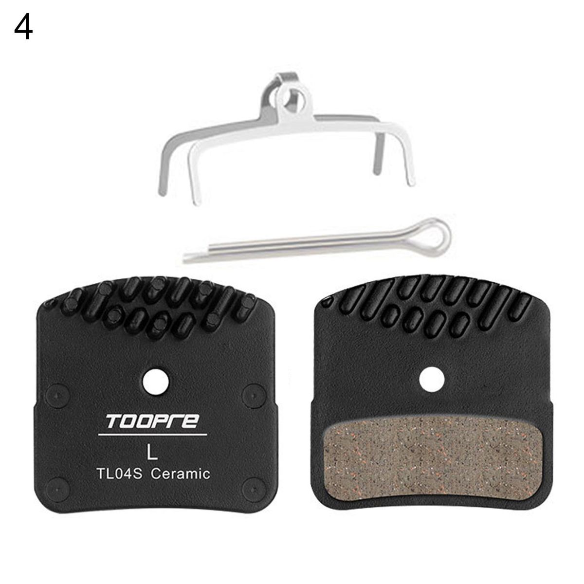 1 Set Disc Brake Cooling Pads High Temperature Resistance Disc Brake Cooling Pads Black