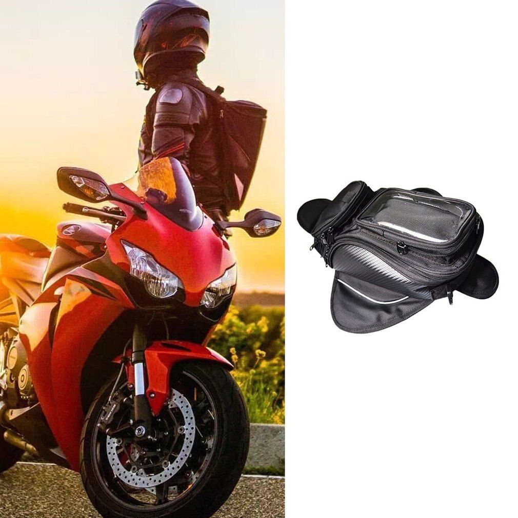Motorbike Tank Bag Strong Magnet Fuel Single Shoulder