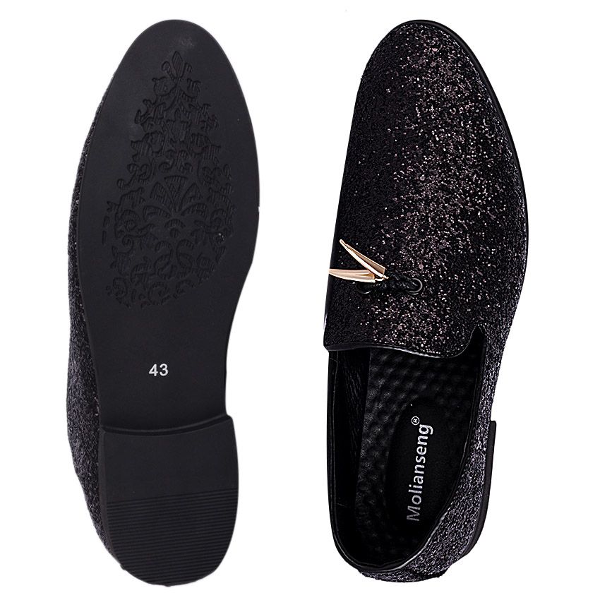 Glitero Men's Luxury Shoes - Black