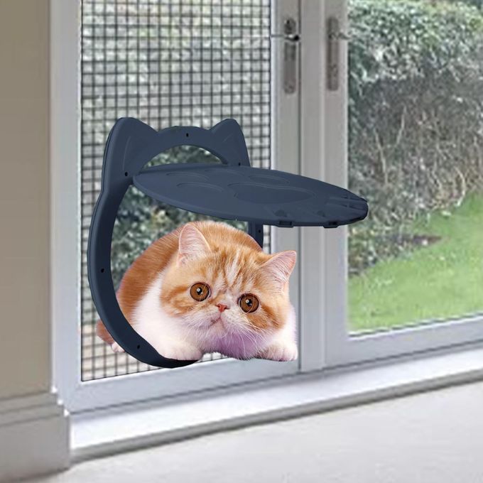 2pcs Small Dog Cat Door  Gate Magnet Close For Screen Window Safe