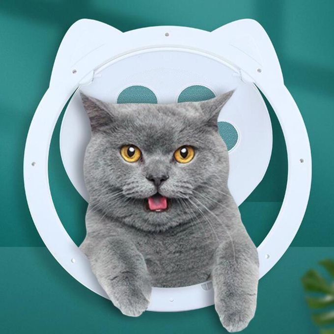2pcs Small Dog Cat Door  Gate Magnet Close For Screen Window Safe