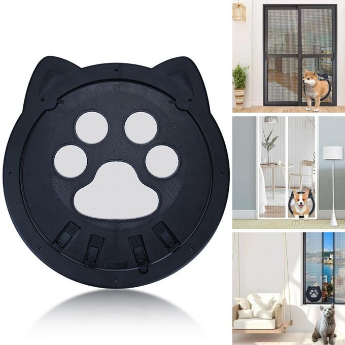 2pcs Small Dog Cat Door  Gate Magnet Close For Screen Window Safe