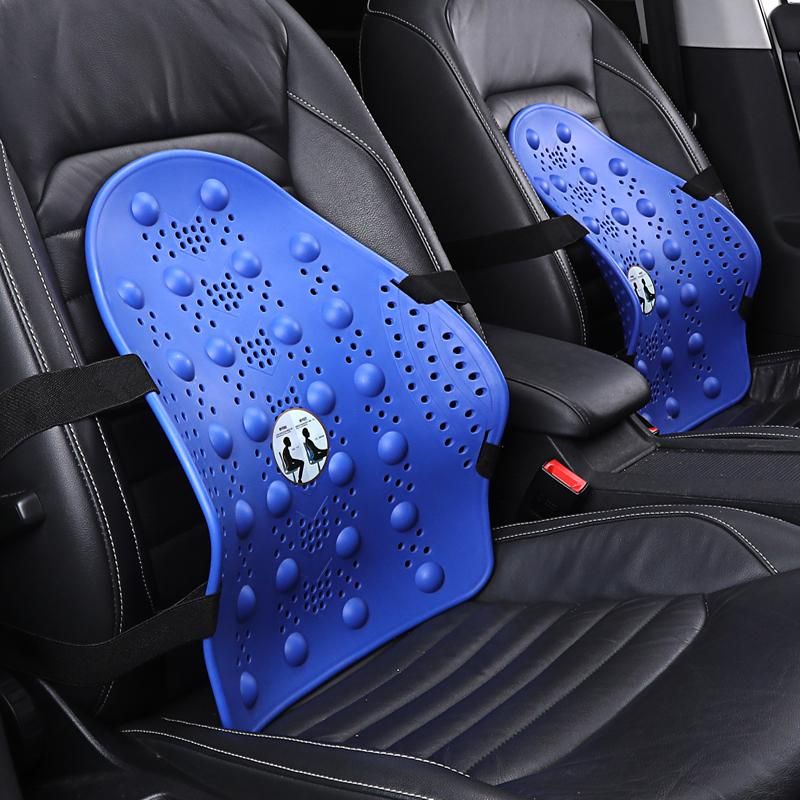 Universal Car Back Support Chair Massage Lumbar Support Waist Cushion Mesh Ventilate Cushion Pad For Car Office Home