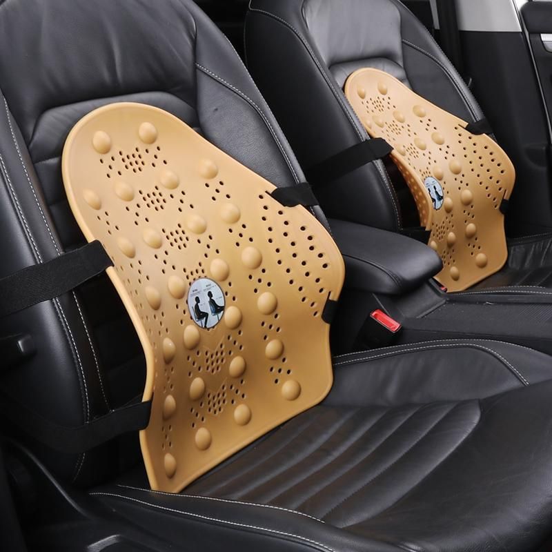 Universal Car Back Support Chair Massage Lumbar Support Waist Cushion Mesh Ventilate Cushion Pad For Car Office Home