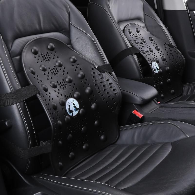 Universal Car Back Support Chair Massage Lumbar Support Waist Cushion Mesh Ventilate Cushion Pad For Car Office Home