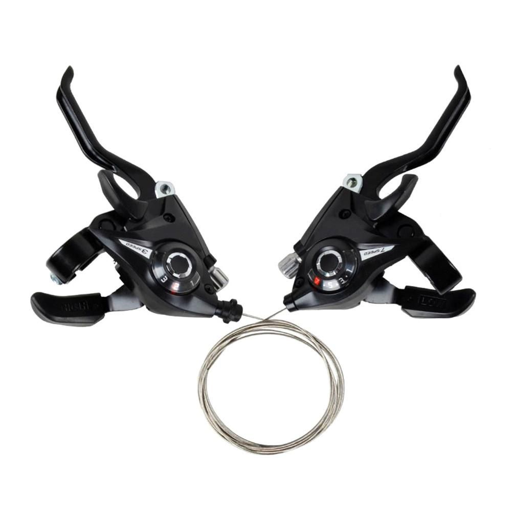 EF51-7 /EF51-8 Mountain Bike Brake Lever Alloy Brake Handle Lever Cover 3x7/3x8 Speed Shifter Bike MTB Fixed Gear Accessories