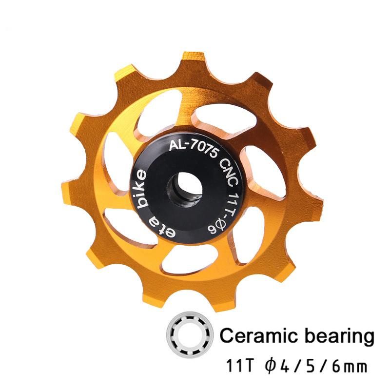 11T 12T 13T 14T Road Bike Jockey Rear Derailleur Pulley Roller for Repair Kit Bearing MTB Bicycle Rear Guide Wheel Derailleur