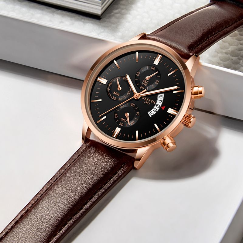 Fashion Fake Three-pin Men's Watch