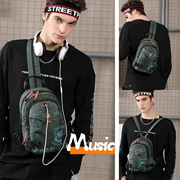 Shoulder Sports Sling Bag Chest Messenger Bag Crossbody Bag