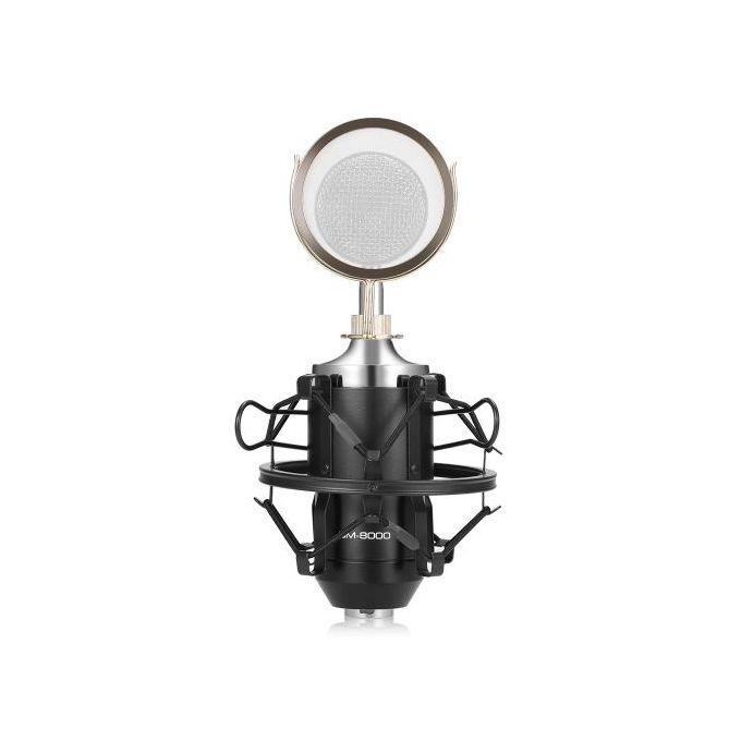 Professional Sound Studio Recording Condenser Microphone With 3.5mm Plug Stand Holder