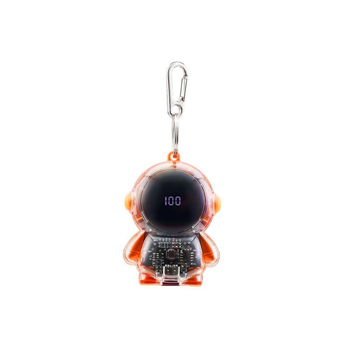 Mini Keychain  Digital Display Spaceman Power Pod 1500MAh A
