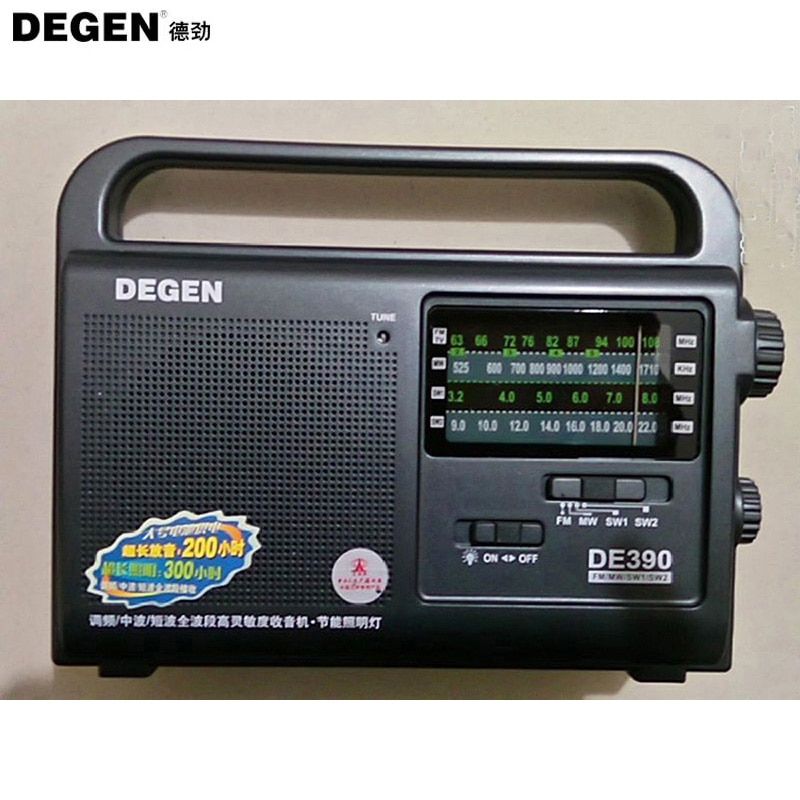 Brand New Portable Degen De390 Radio Fm-Stereo/mw/sw Dsp Wo