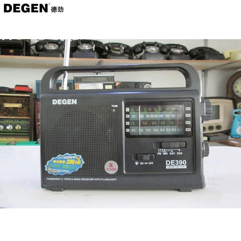 Brand New Portable Degen De390 Radio Fm-Stereo/mw/sw Dsp Wo