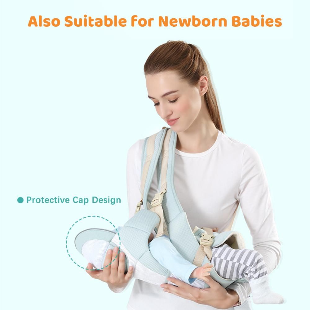 Multifunctional Breathable Baby Carrier with Hip Seat Lumbar Support Waist Stool for 0-36 Months Newborn Infants Toddlers Ergonomic Comfortable Baby Backpack Carrier