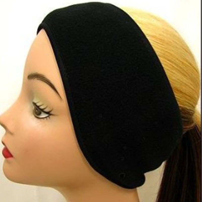 Winter Men Women Fleece Earband Stretchy Headband Warmers E