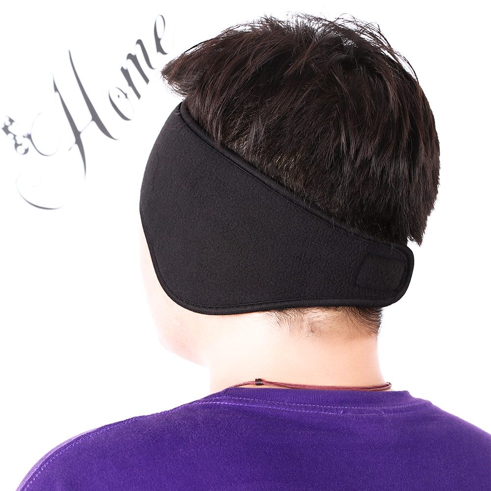 Winter Men Women Fleece Earband Stretchy Headband Warmers E