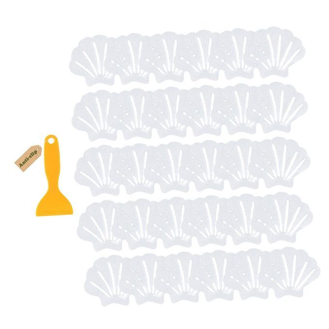 30Pcs Anti Slip Stickers With Scraper Strong Waterproof Transparent