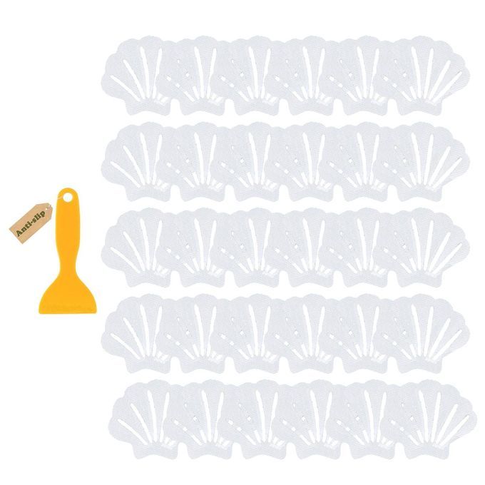 30Pcs Anti Slip Stickers With Scraper Strong Waterproof Transparent