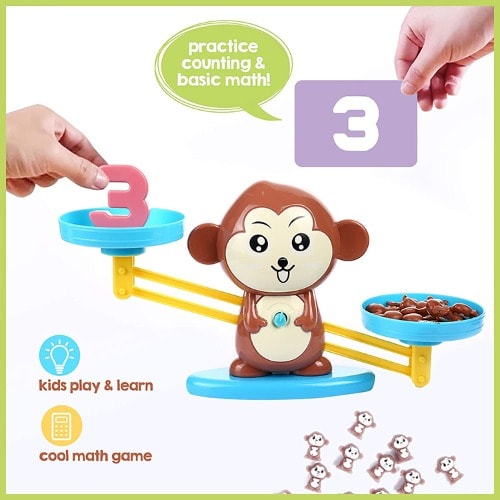 Kid's Counting Set - Monkey Balance Maths Game