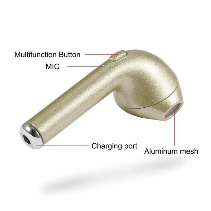 Wireless Musi  Earphone   In-Ear Earphone V4.1+EDR With Mi  Headset-Golden