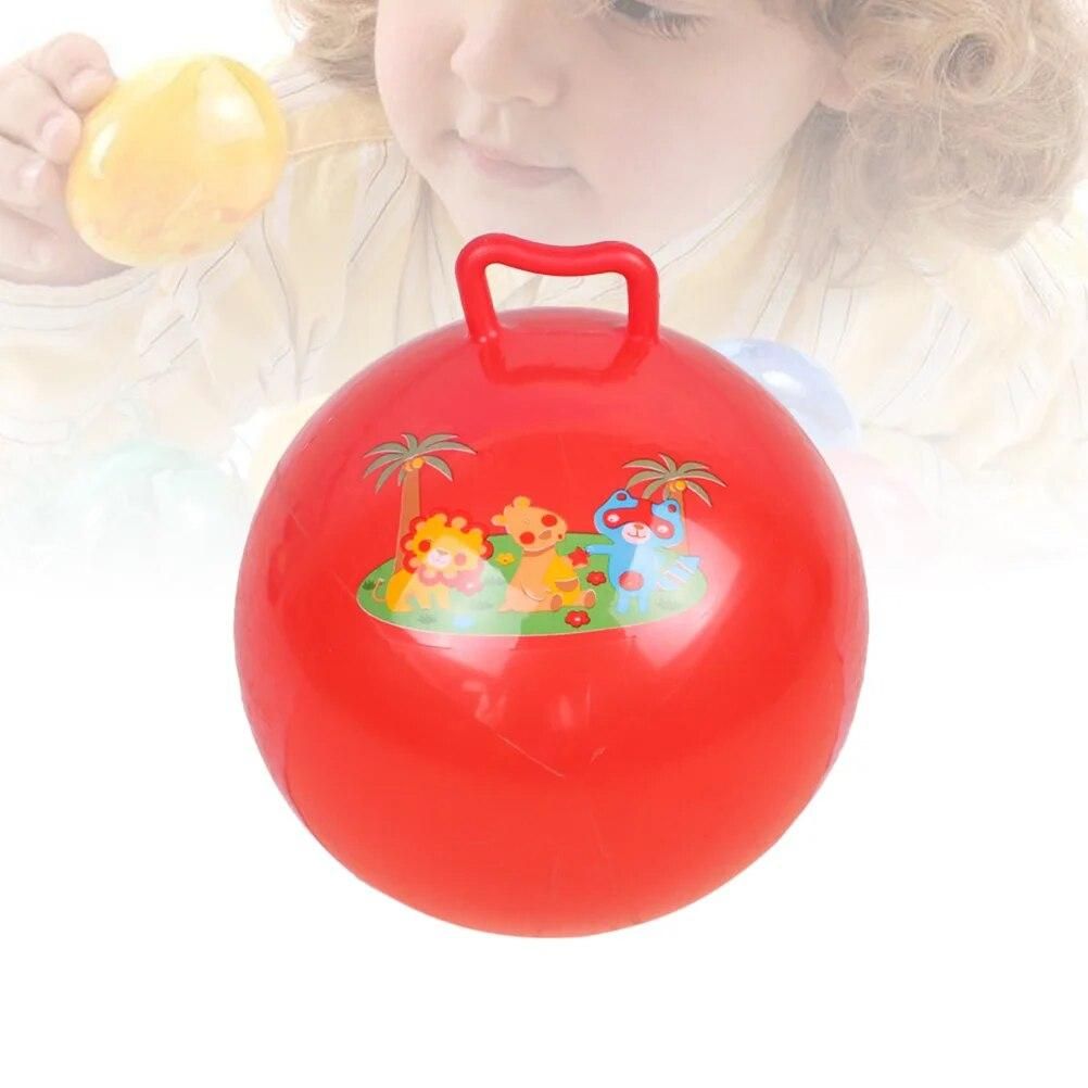 Poppets Kids Bounce Jumping Toy Funnel Bounce Balls Handles Kids Balls Kids Kids Hopper Toy Hopping Horse Toddler