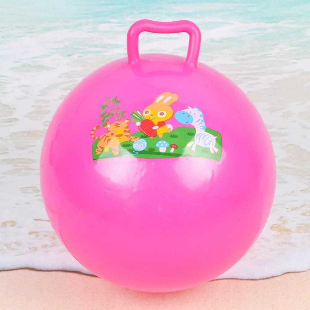 Poppets Kids Bounce Jumping Toy Funnel Bounce Balls Handles Kids Balls Kids Kids Hopper Toy Hopping Horse Toddler