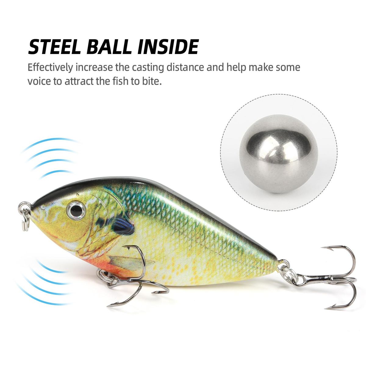 TARUOR 70mm 14.5g Mini Wobbler Crank Bait Crankbait Sinking Bait Artificial Hard Fishing Lure Fishing Tackle