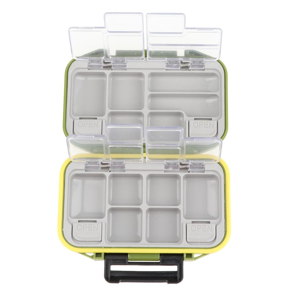 Plastic Waterproof   Bait Hook  Case Organizer  Green