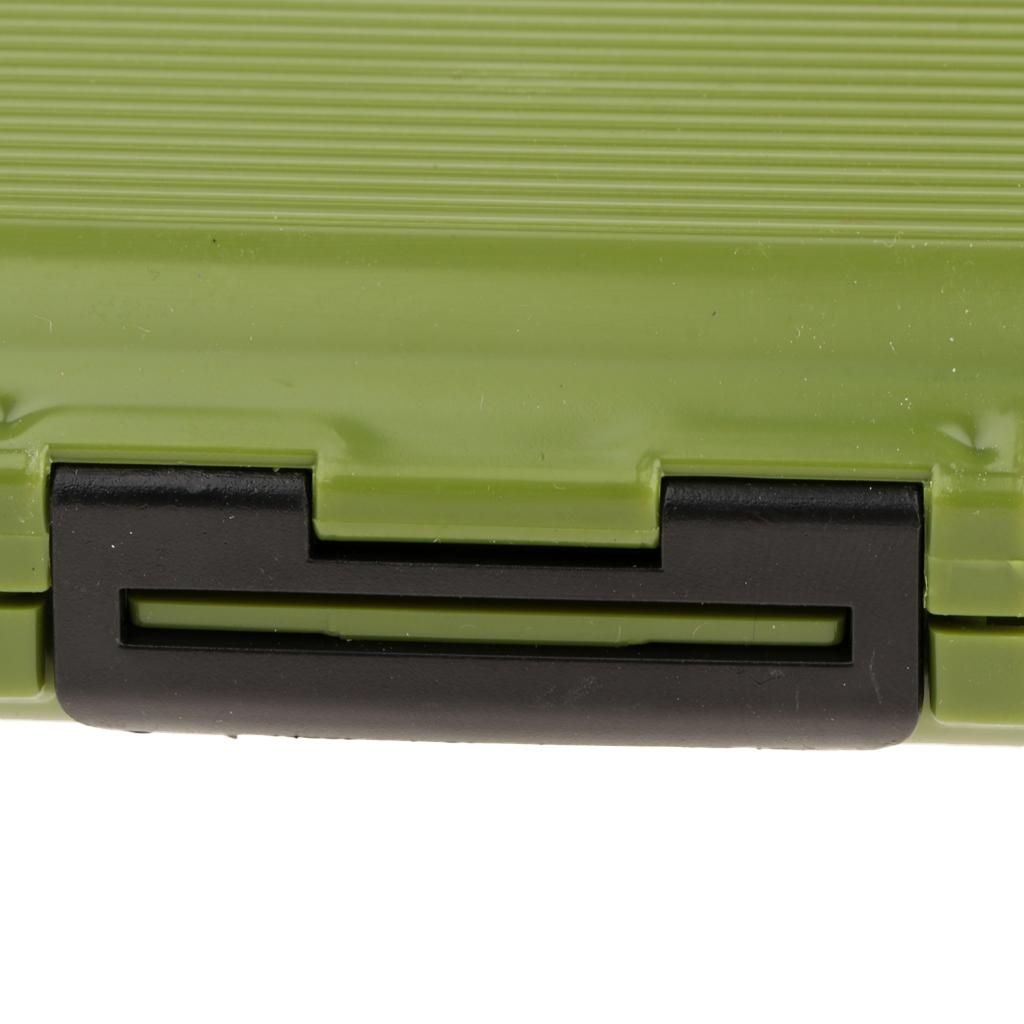 Plastic Waterproof   Bait Hook  Case Organizer  Green
