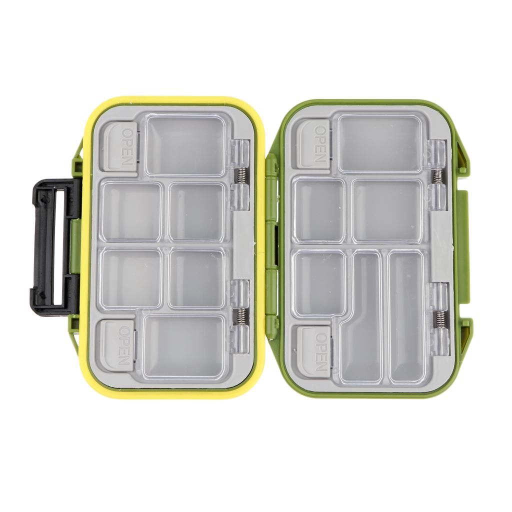 Plastic Waterproof   Bait Hook  Case Organizer  Green