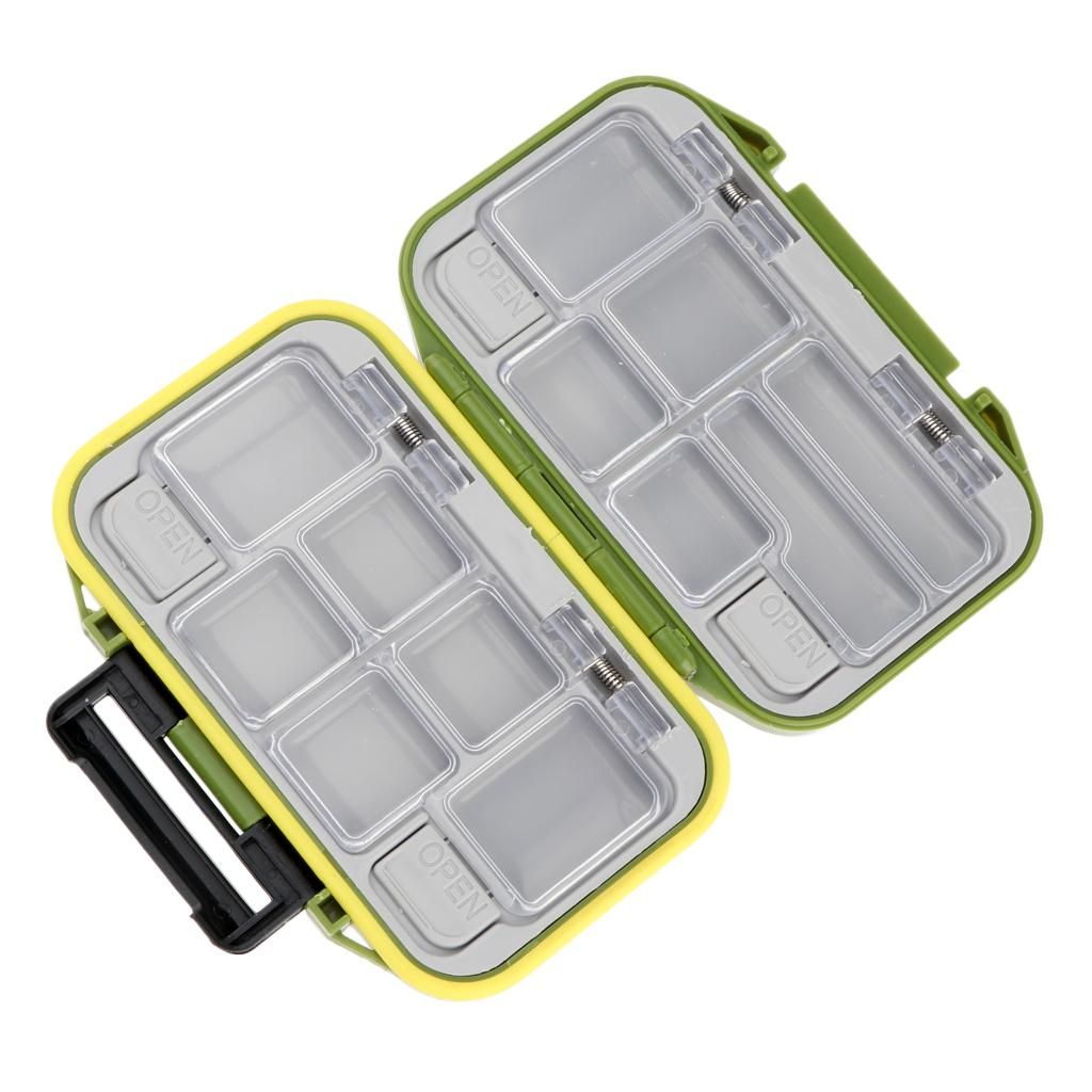 Plastic Waterproof   Bait Hook  Case Organizer  Green