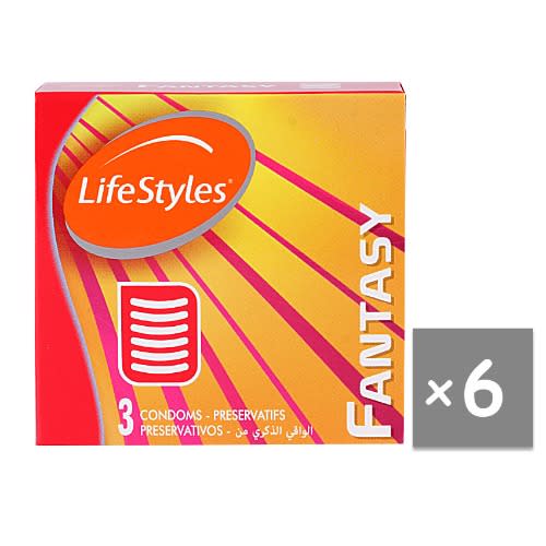 Lifestyles Fantasy Condom - A Roll Of 6 Packs