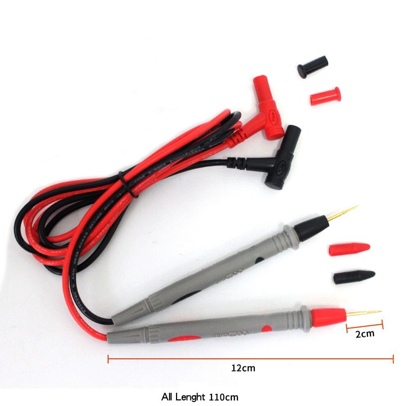 1 Pair Probe For Multimeter Test Leads Pin For Digital Multimeter Needle Tip Meter Feelers Multi Meter Tester Wire Pen Cable AEPDT