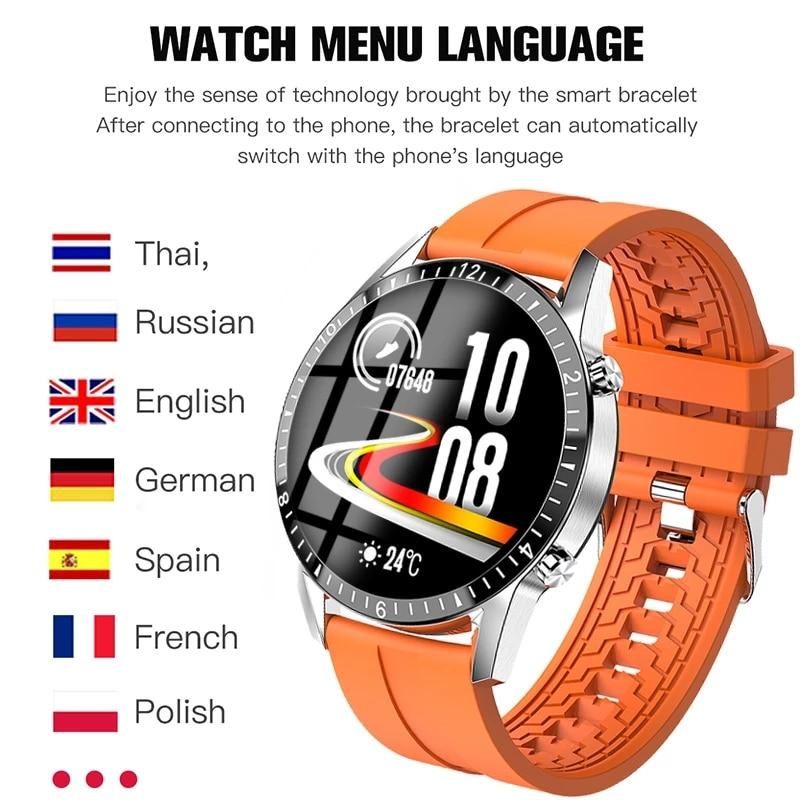 Smart Watch Phone Full Touch Screen Sport Fitness Watch IP67 Waterproof Bluetooth Connection For Android ios smartwatch Men