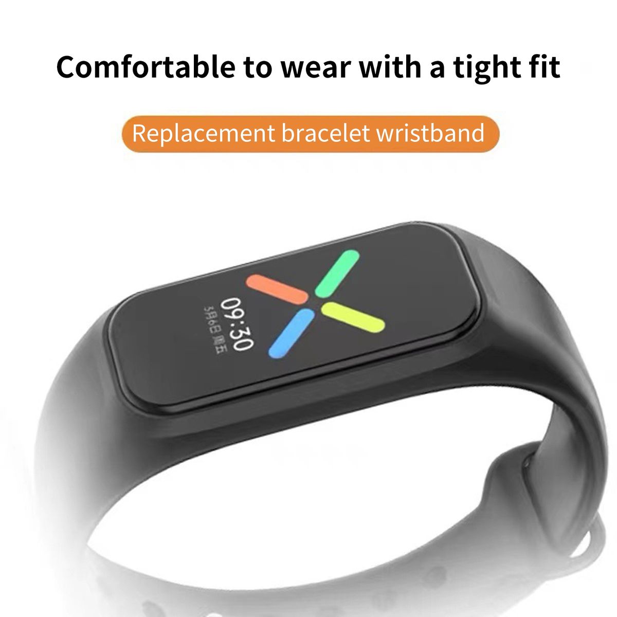 Wristwatch Band Smart Watch Band Replacement Black