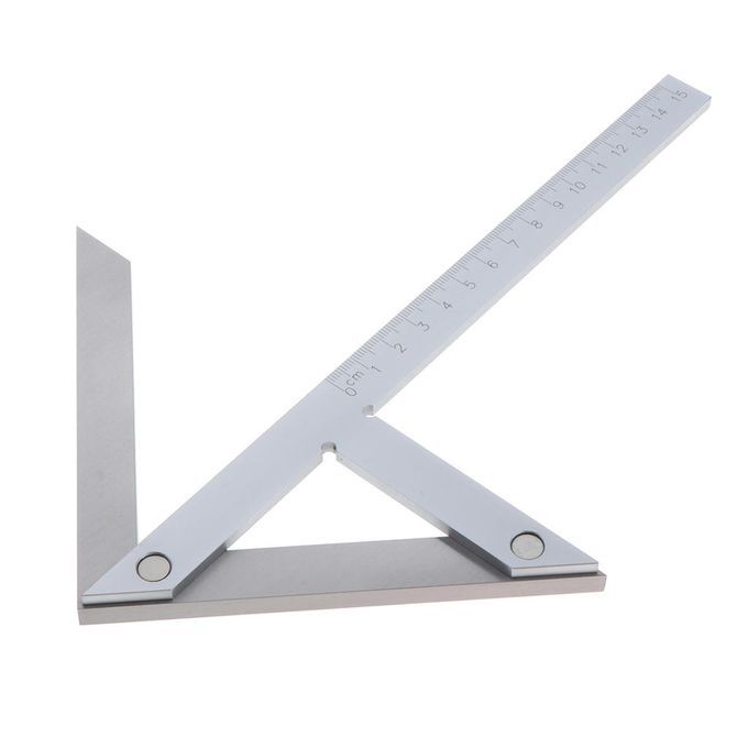 DIY 150X130mm Square Center Finder Marking Gauge Scribing Laser