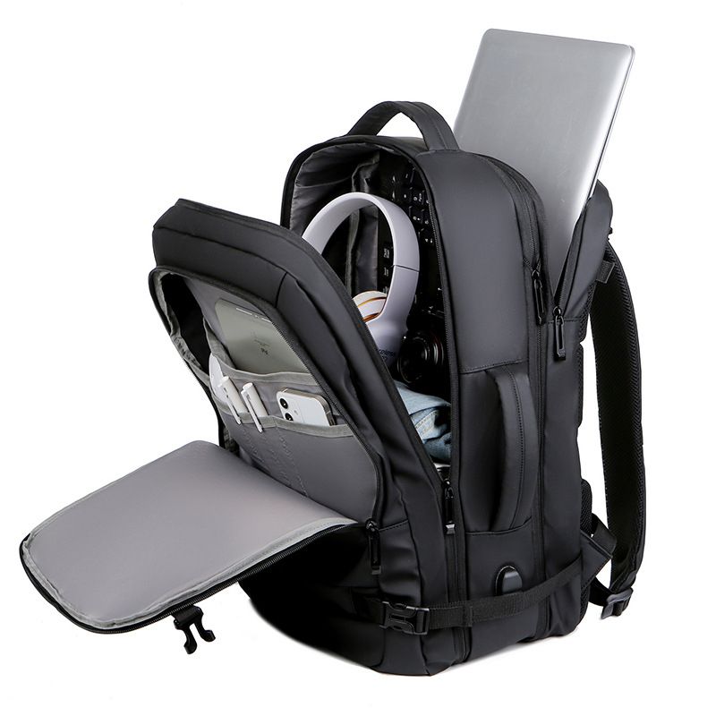 Mens Large Capacity Waterproof Travel Backpack Laptop Bag