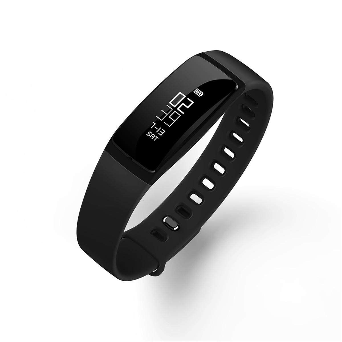 LY 107S /Oxygen Heart Rate Fitness Band Sport Bracelet Smart Watch Black Black