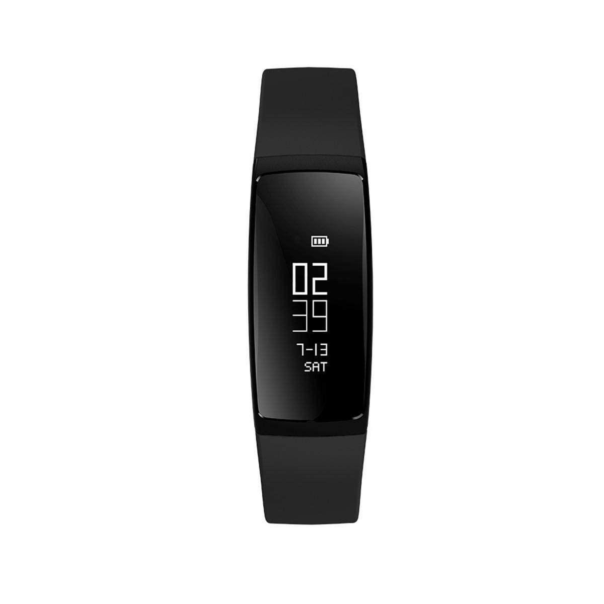 LY 107S /Oxygen Heart Rate Fitness Band Sport Bracelet Smart Watch Black Black
