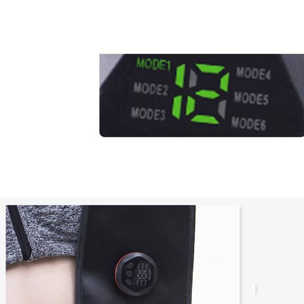 USB Rechargeable EMS Muscle Stimulator Abdominal Muscle Trainer Exerciser Electric Body Shaping Massager Slimming Patch Vibrator