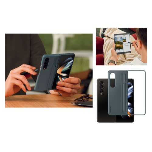 Official Standing Cover With S Pen For Samsung Galaxy Z Fold 4.