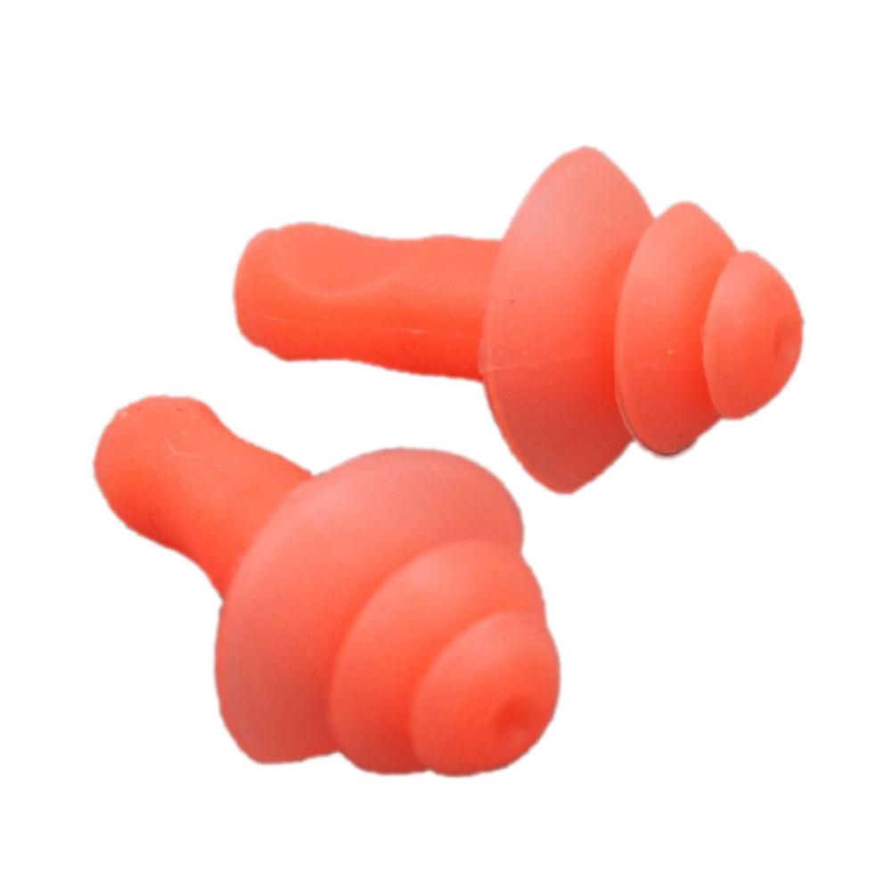 New 5 Pairs Swimming Mushroom Ear Plug Soft Silicone