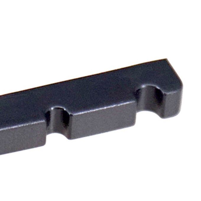 2pcs Electric Bass Slotted Curved Nut 4 String Instrument Parts Black