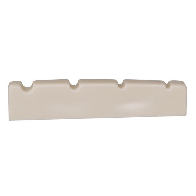 2pcs Beige Electric Bass Slotted Nut 4 String Guitar Beige Color
