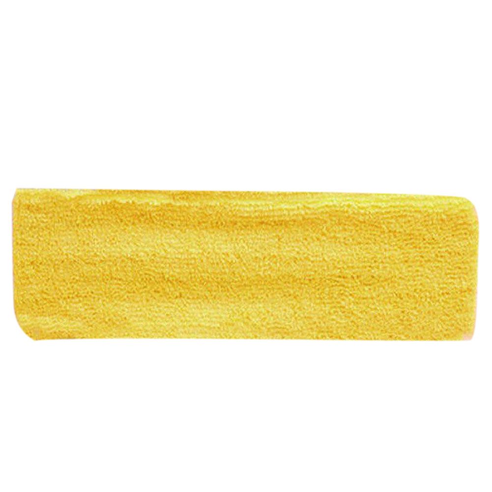 Women Men Sport Sweat Sweatband Headband Yoga Workout-Yellow